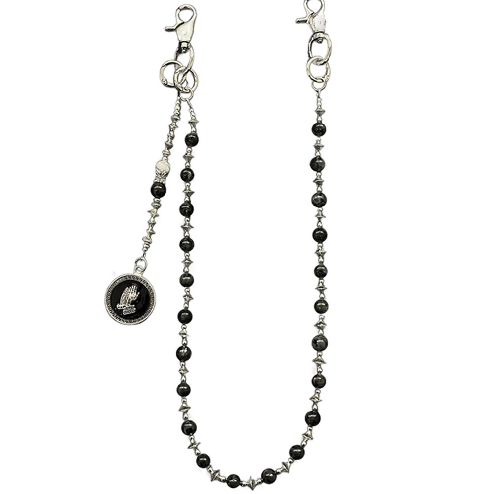 Black Gleam Wallet Chain